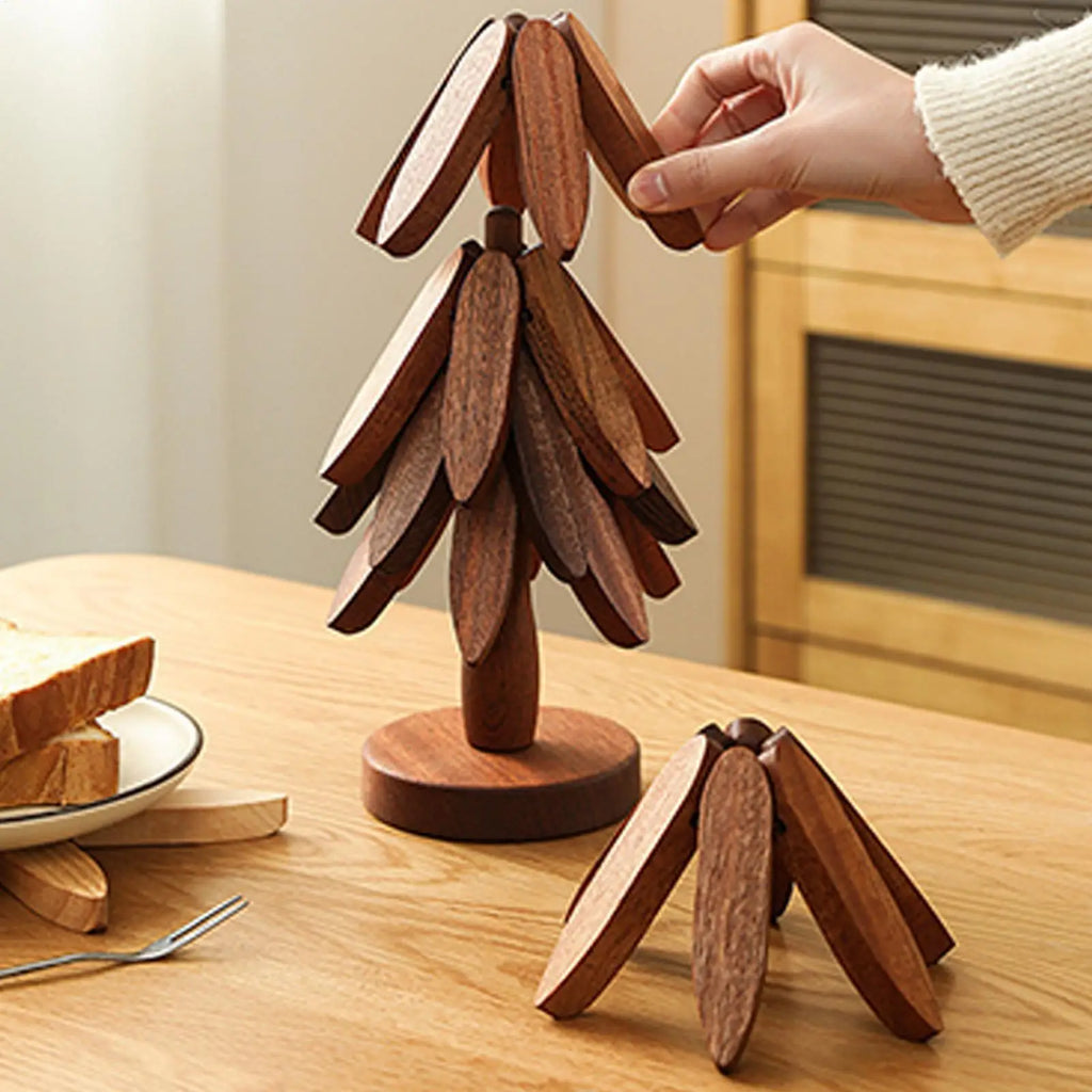 Tannenbaum-Untersetzer-Set
