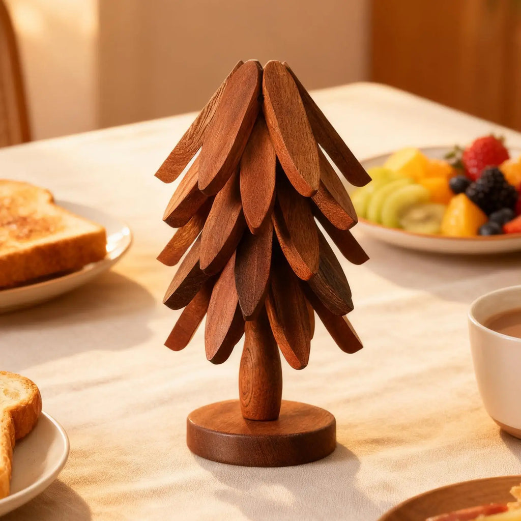 Tannenbaum-Untersetzer-Set